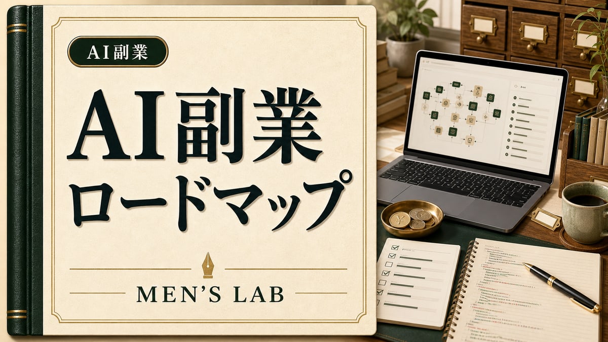 AI副業ロードマップ｜初心者が月1万円から収益化するまでの全手順