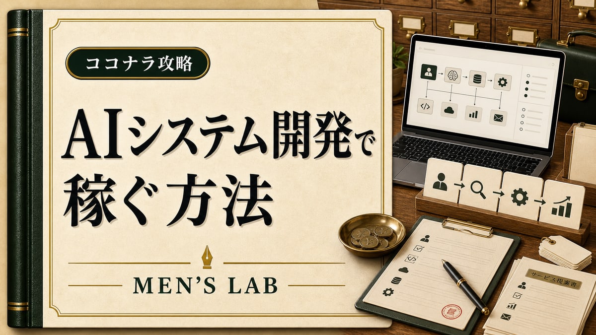AIでシステム開発して稼ぐ方法｜業務改善ツールを作ってココナラで売る副業