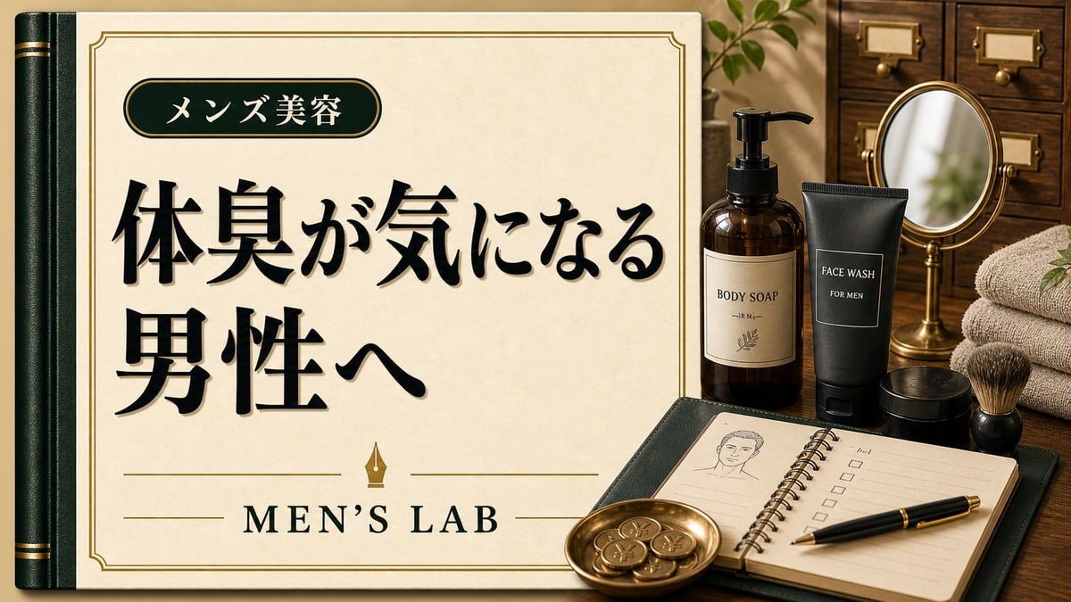 体臭が気になる男性へ｜クリアネオ ボディーソープの選び方と使い方