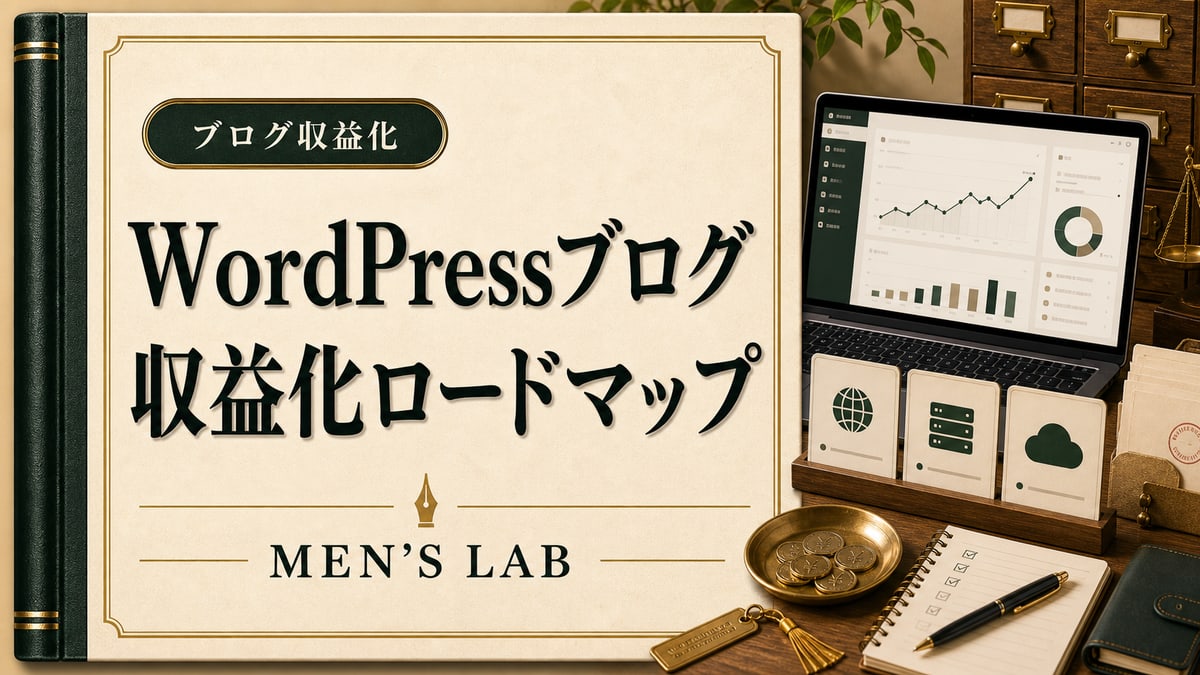 WordPressブログ収益化ロードマップ｜ドメイン取得からアフィリエイト導線まで